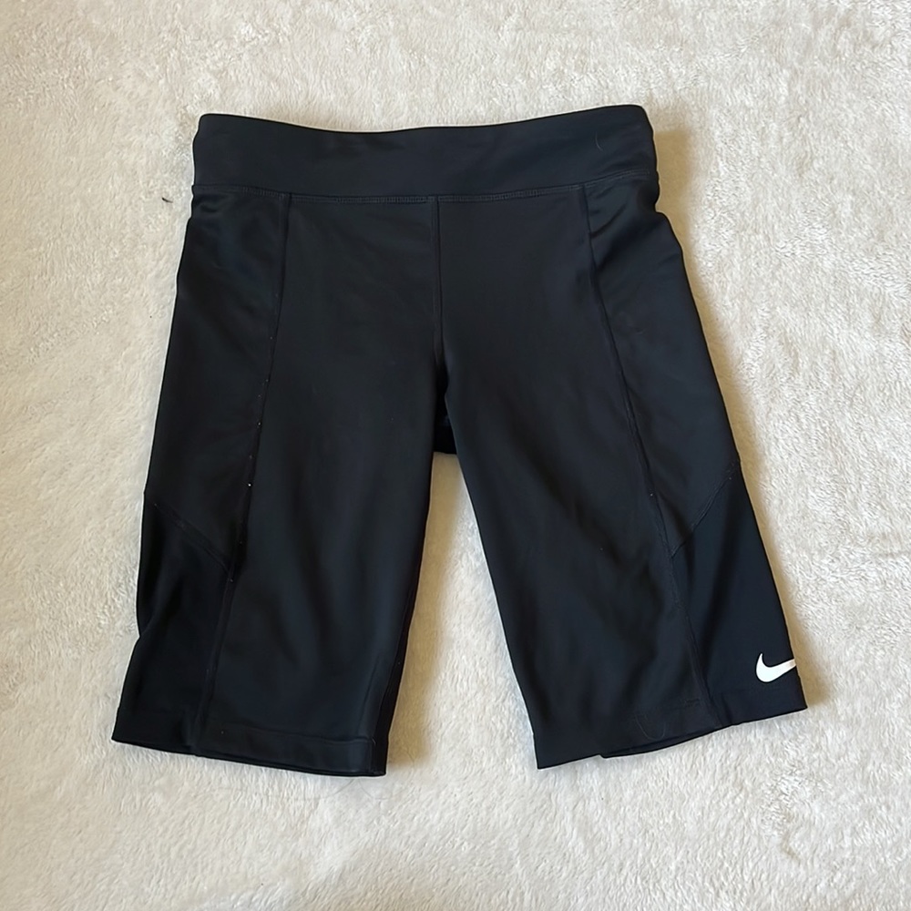 BLACK NIKE BIKE SHORTS